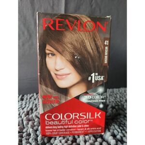 Revlon Colorsilk‎ Beautiful Color #41 Medium Brown Hair Dye Ammonia Free~NEW